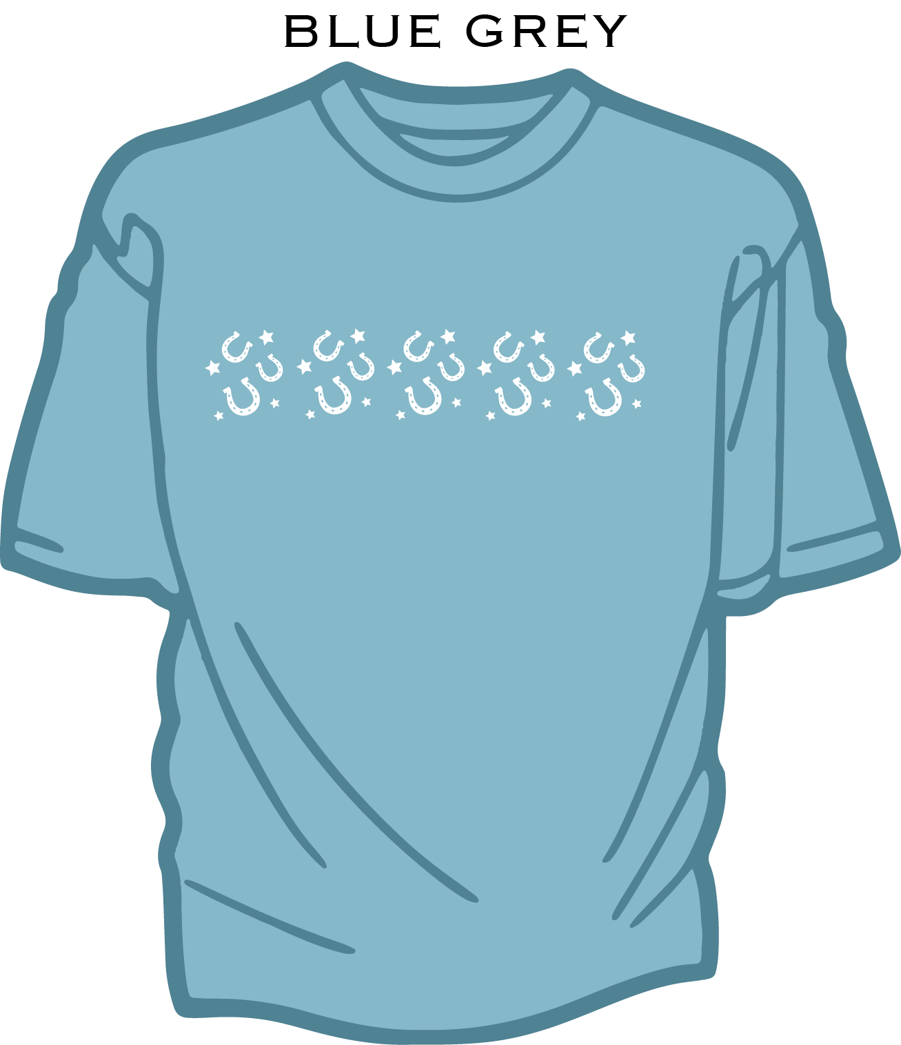 Horseshoes and Stars - Kids Cool T-shirt