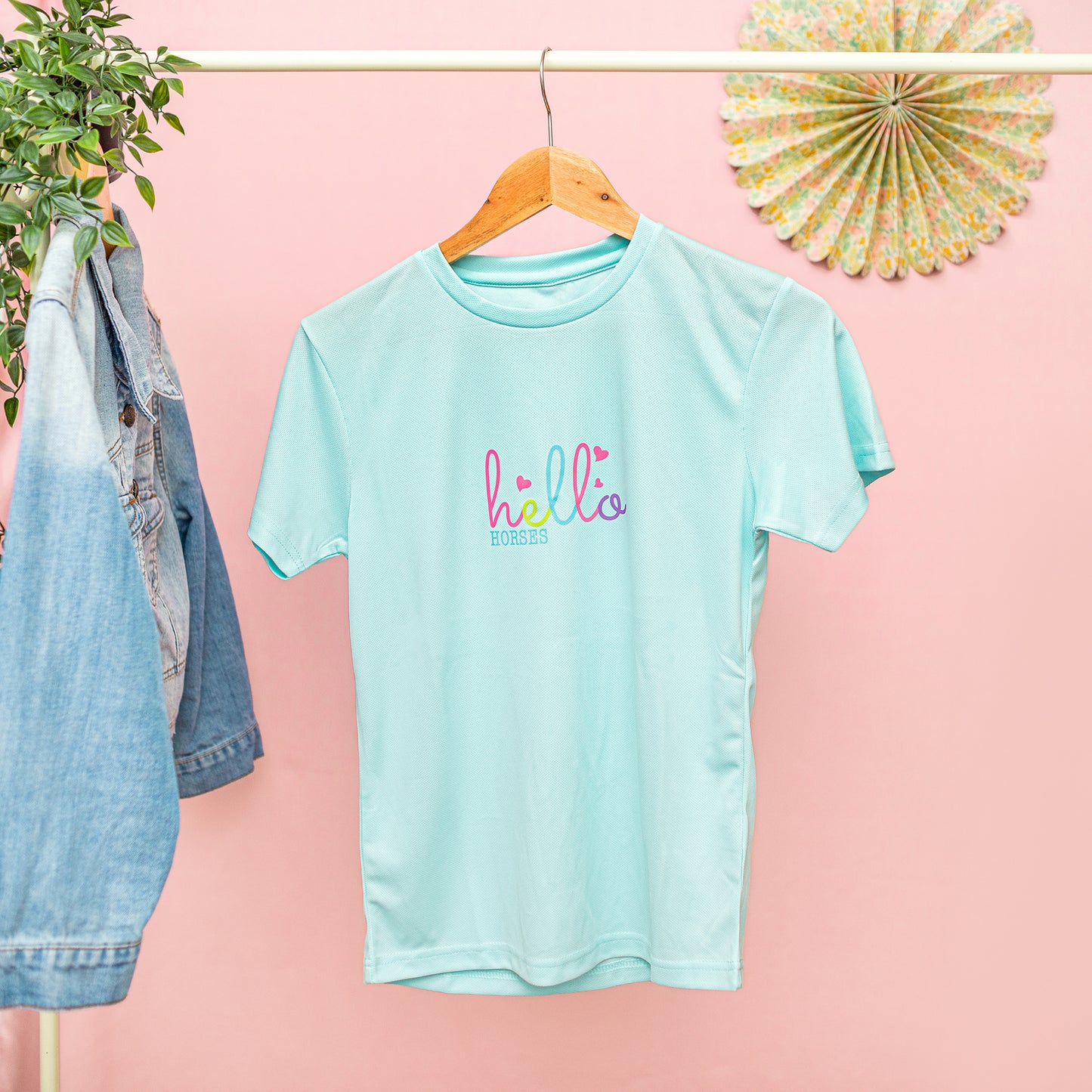 Hello Horses - Kids Cool T-shirt