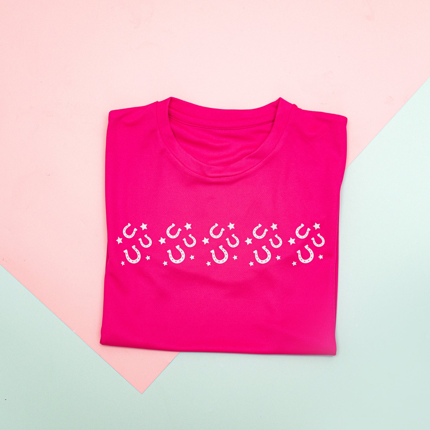 Horseshoes and Stars - Kids Cool T-shirt