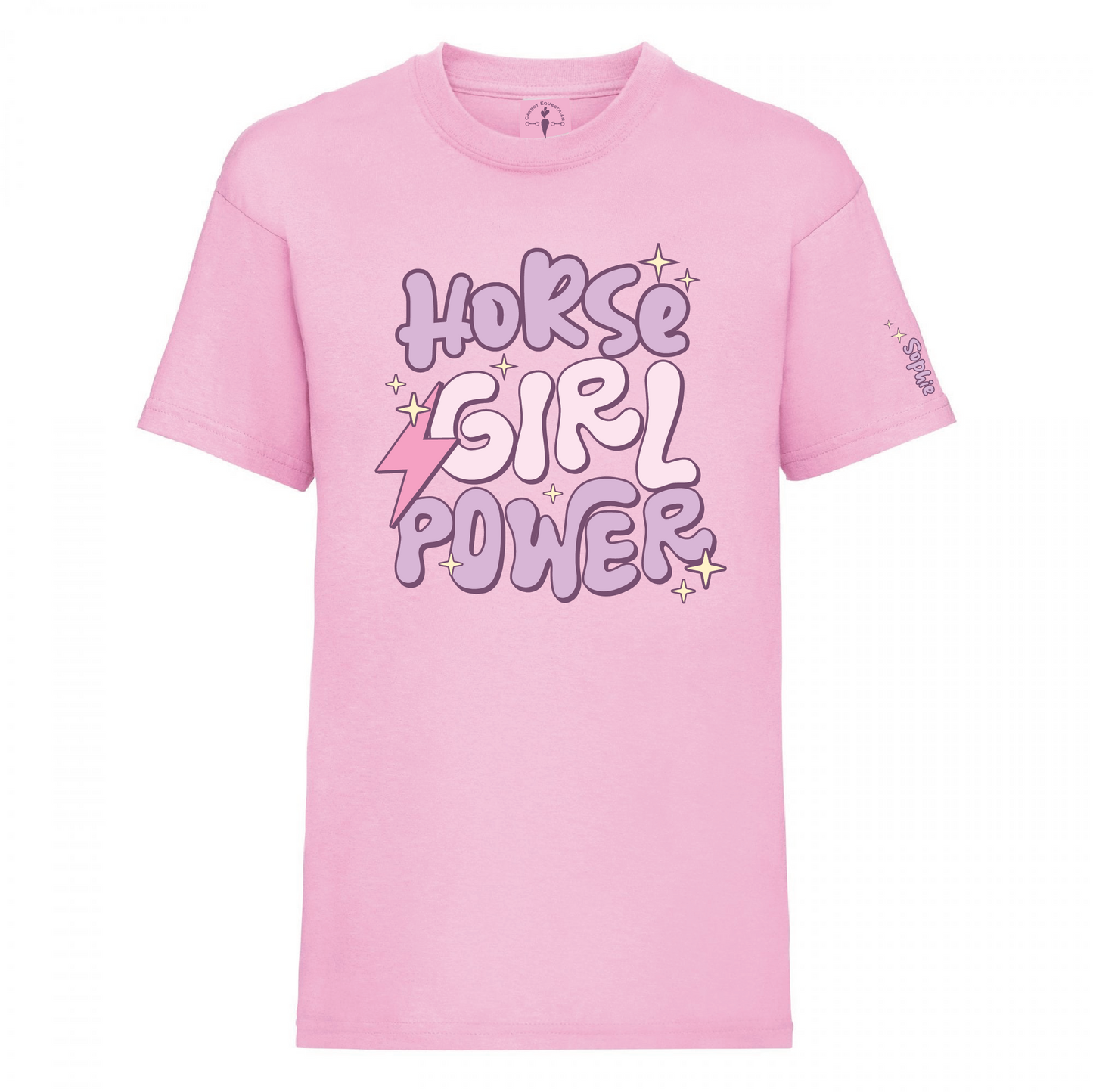 Horse Girl Power - Kids Cotton T-shirt