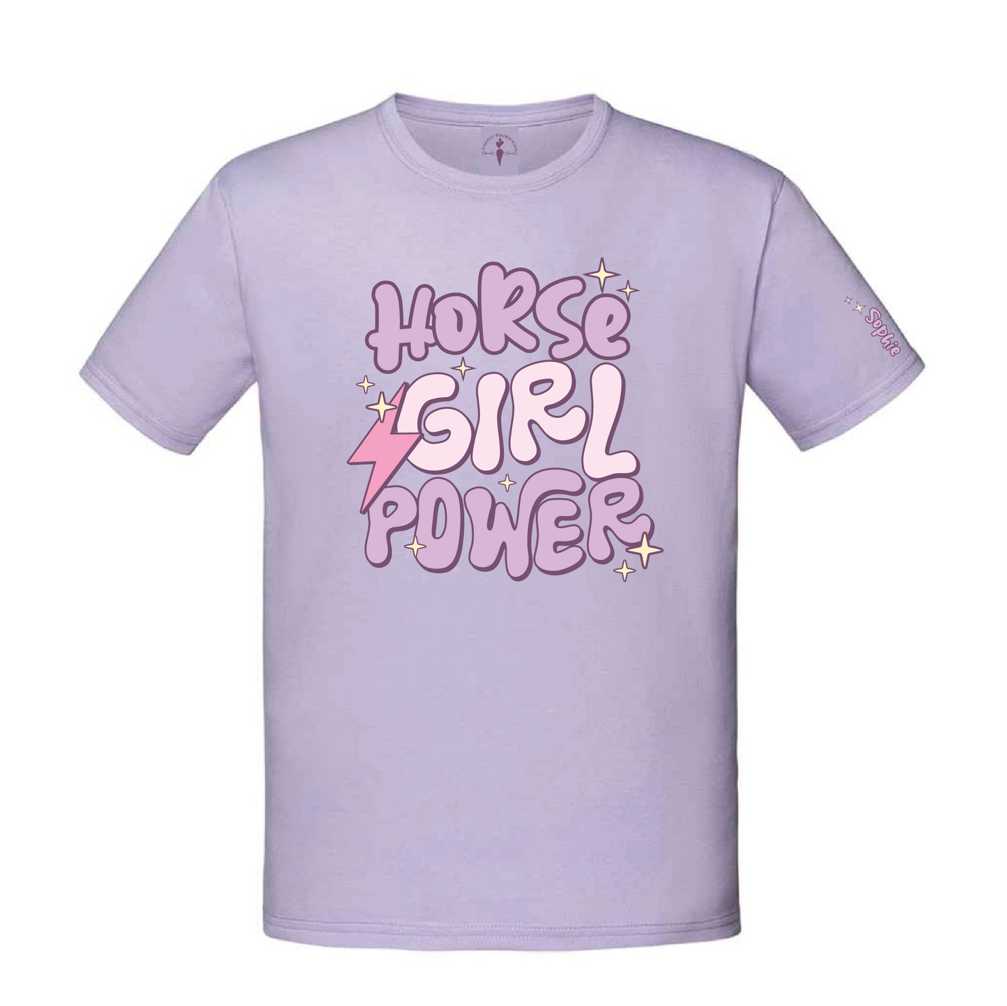 Horse Girl Power - Kids Cotton T-shirt