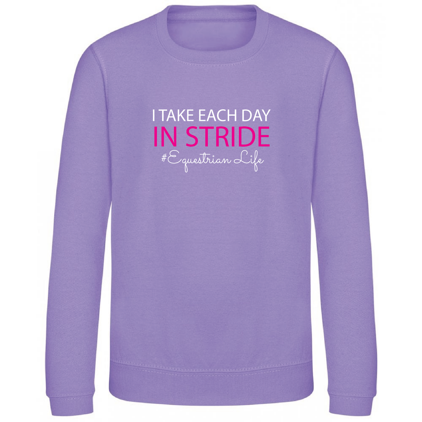 I Take Each Day In Stride - Kids Sweatshirt