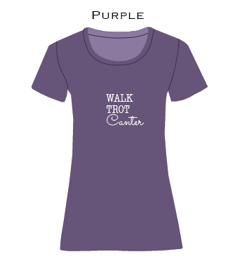 Walk Trot Canter - ladies t-shirt