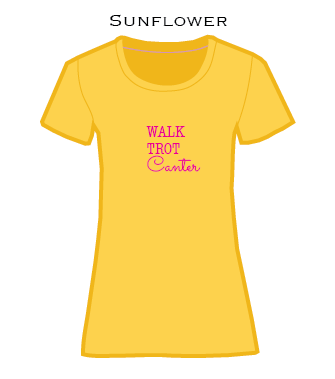 Walk Trot Canter - ladies t-shirt
