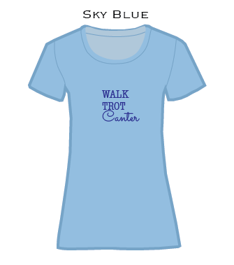 Walk Trot Canter - ladies t-shirt