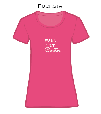 Walk Trot Canter - ladies t-shirt