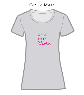 Walk Trot Canter - ladies t-shirt