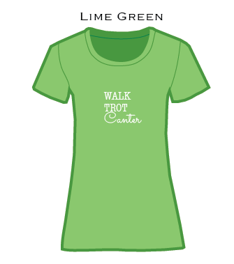 Walk Trot Canter - ladies t-shirt