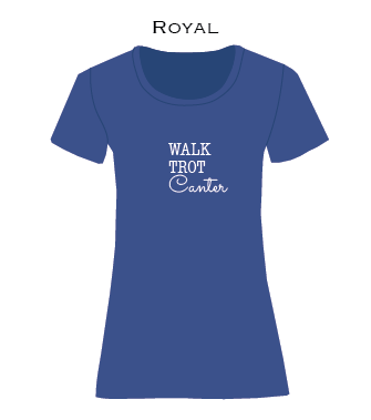 Walk Trot Canter - ladies t-shirt