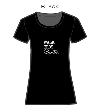 Walk Trot Canter - ladies t-shirt