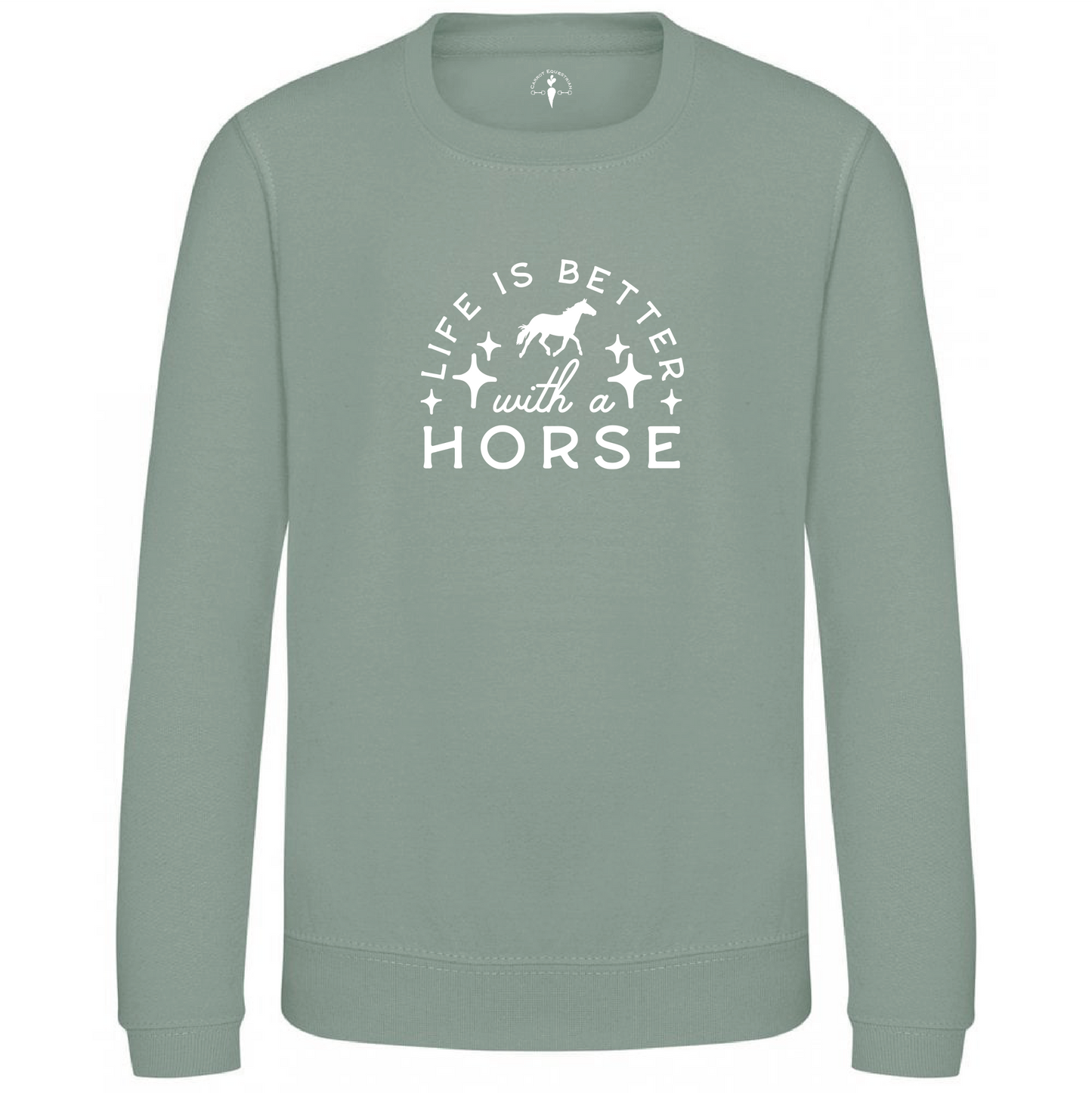 Life is Better with a Horse - Adults Sweatshirt