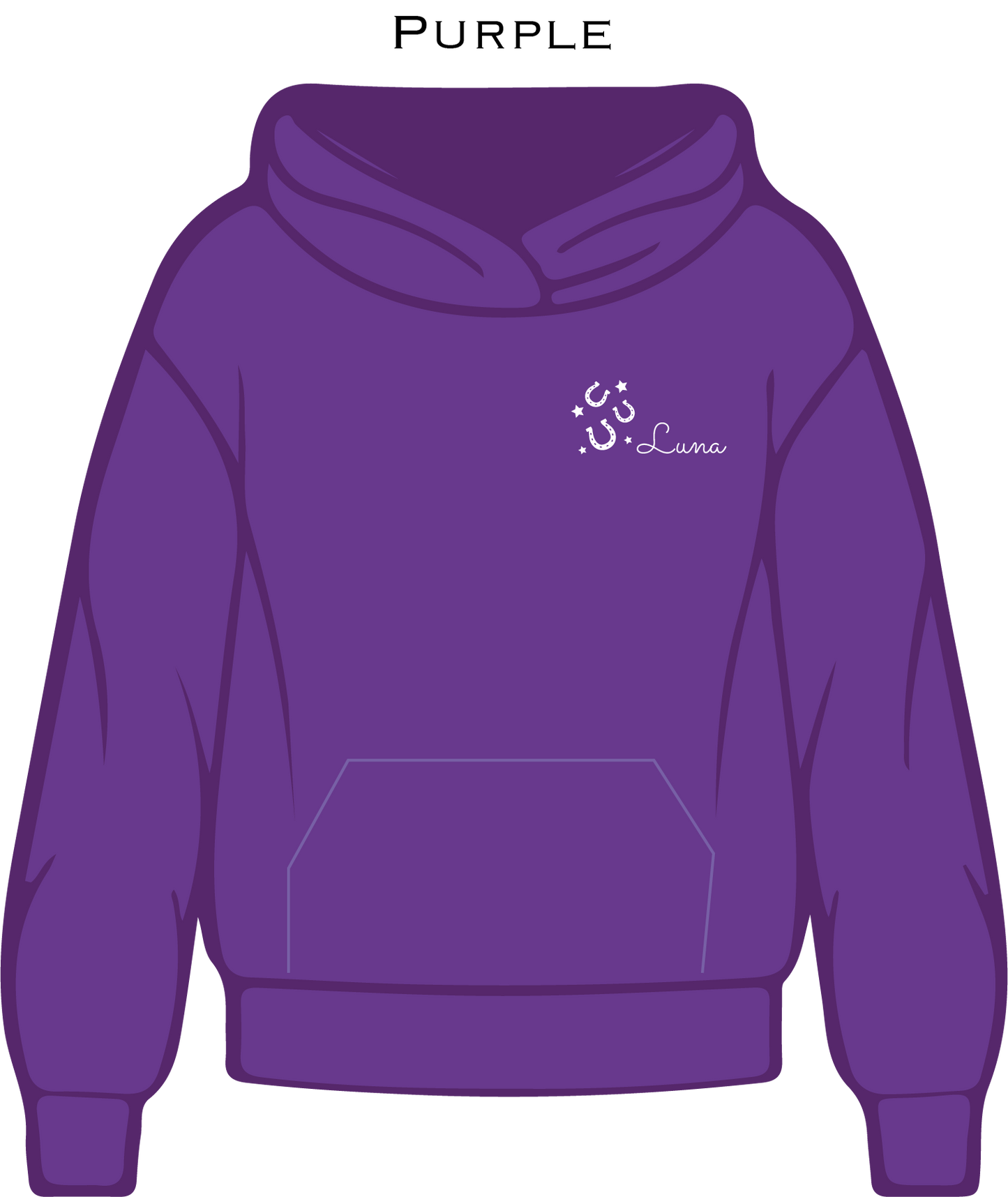 Horseshoes & Stars - Kids Hoodie