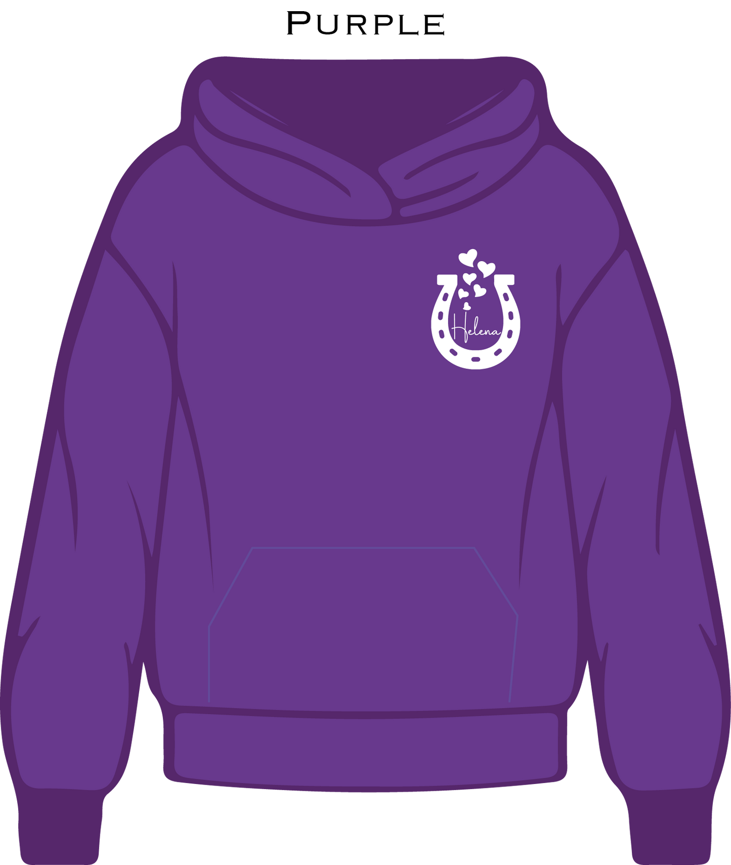Horseshoe & Hearts - Kids Hoodie