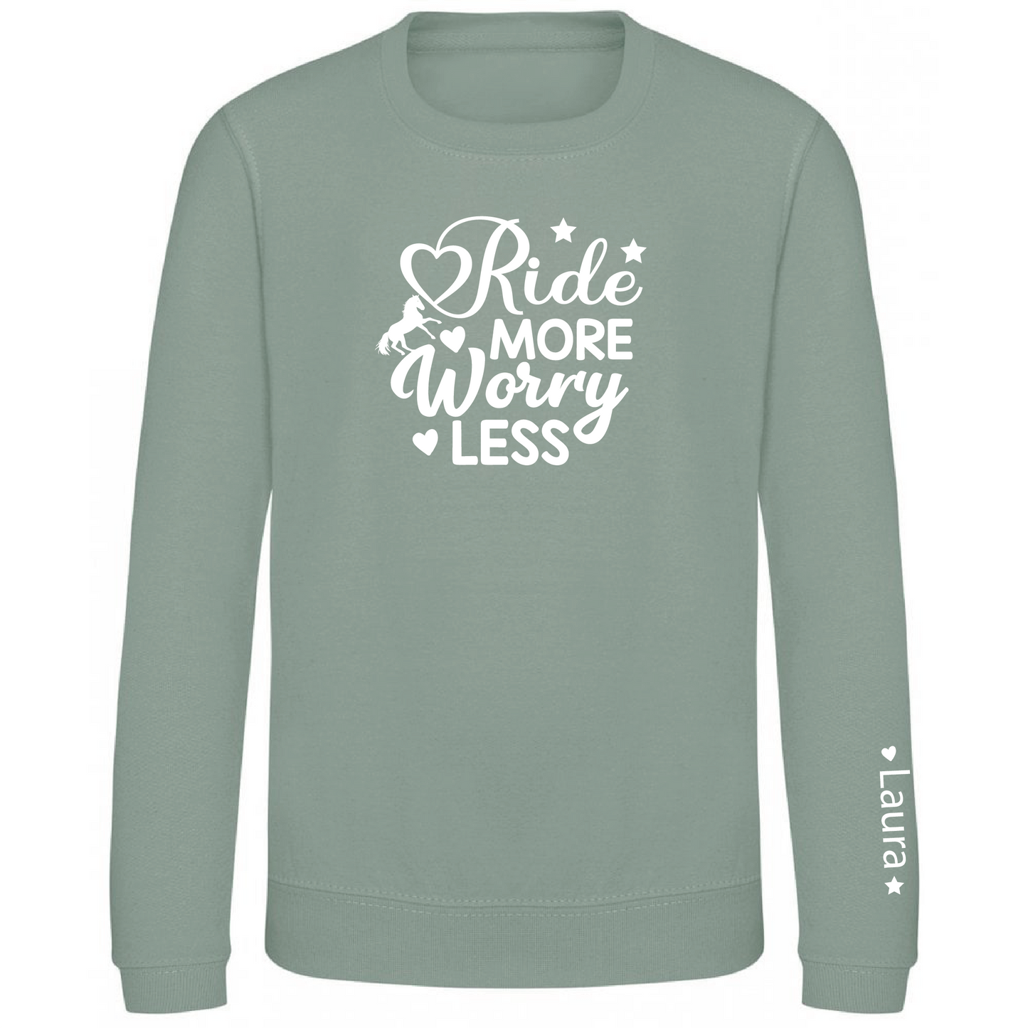 Ride More Worry Less - Kids Sweatshirt