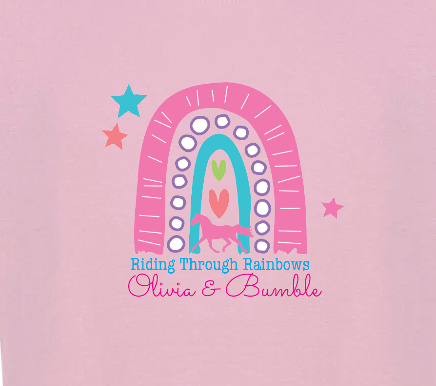 Riding Through Rainbows - Kids Sweatshirt