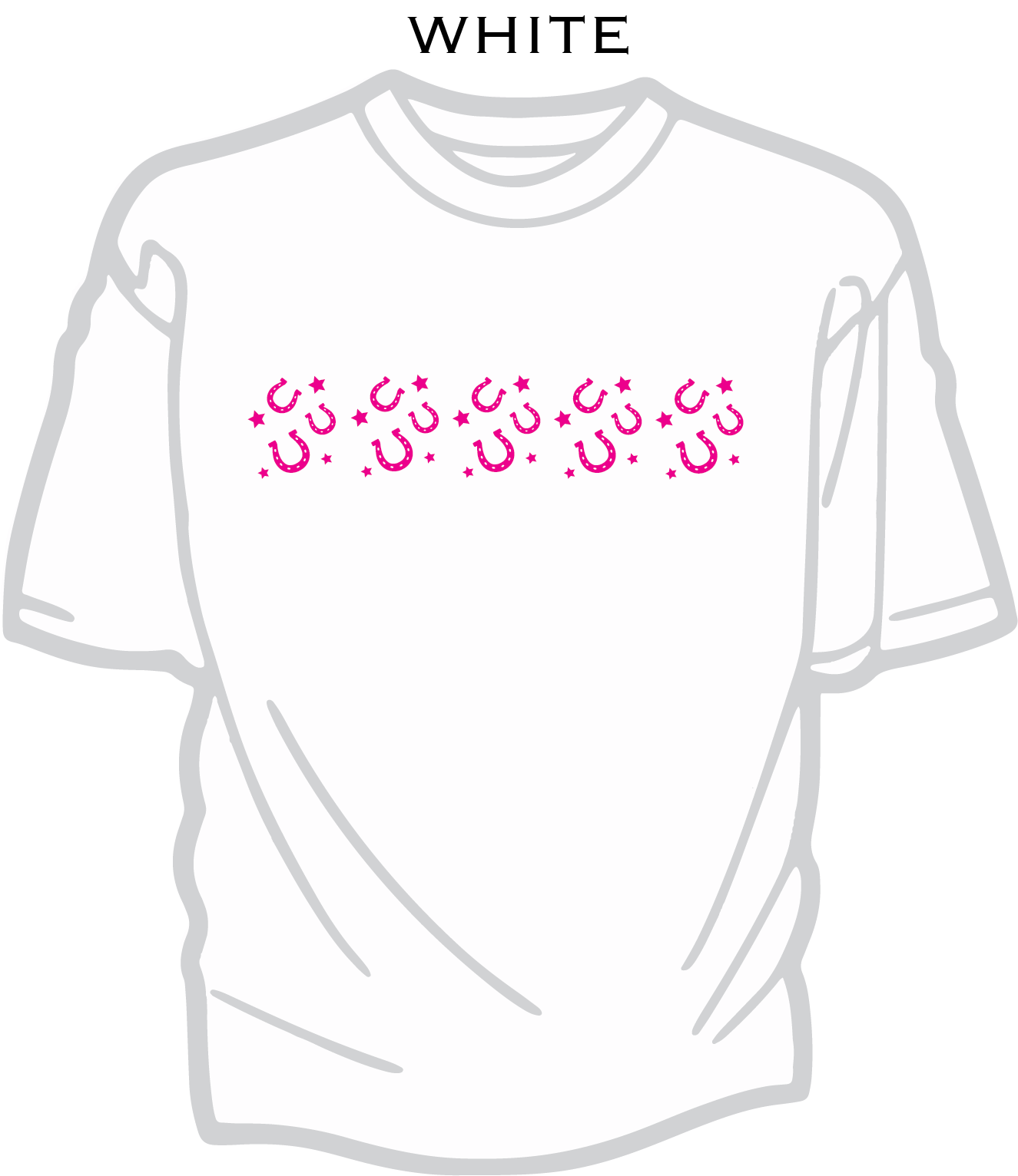 Horseshoes and Stars - Kids Cool T-shirt