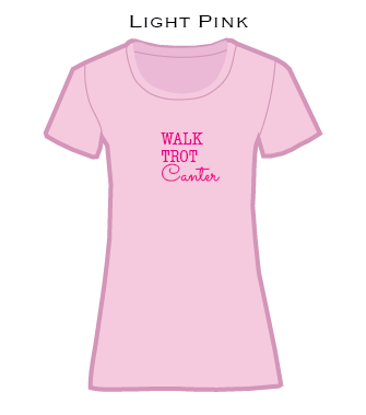 Walk Trot Canter - ladies t-shirt
