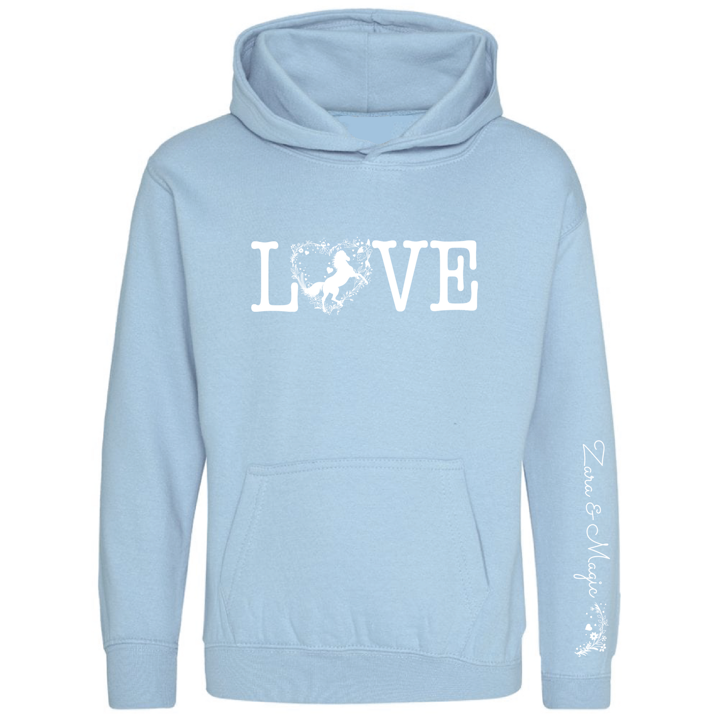 Love Horse Heart - Kids Hoodie