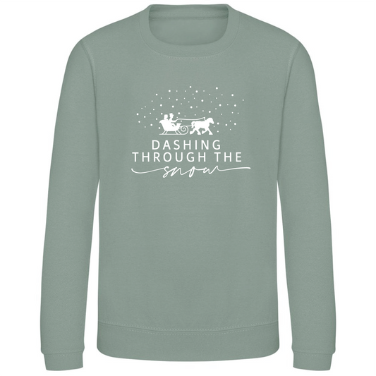 Dashing Through The Snow - Kids Sweatshirt