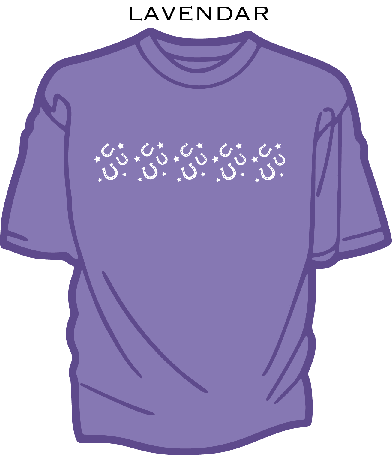 Horseshoes and Stars - Kids Cool T-shirt